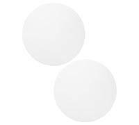 Beaupretty 2 Piezas Pantalla de 1mm de Grosor de Acrílico Blanco Redonda de Lámpara Colgante Distribuye la Luz Uniformemente y Es Fácil de Instalar para Lámparas Led en Comedores y Salas