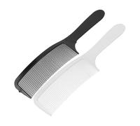 Beaupretty 2 Piezas Peine Cortador Curvo Peine de Peluquería Desenredante para Uso en Casa Salón