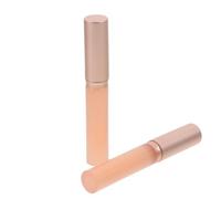 Beaupretty 2 Piezas Pincel De Labios Perfume Recargable Varitas Labiales Aplicador De Brillo De Labios Aplicador De Bálsamo Labial Limpiador De Brochas De Maquillaje Rosa Gel De Sílice