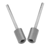 Beaupretty 2 Piezas Pulidor De Uñas Broca Para Cutículas Cabezal De Pulido De Uñas Brocas Para Clavos Broca Para Pulir Uñas Broca Cutículas Bits De Uñas Silver El Plastico