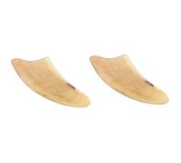 Beaupretty 2 Piezas raspado de masaje piel Eliminación escultura del cuerpo raspador drenaje facial massager massageador tablero de raspado casero herramienta de raspado para la cara cuerno
