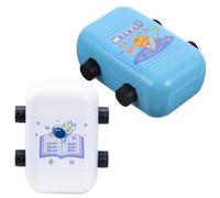 Beaupretty 2 piezas Sello de Rodillo Matemático para Resistente al Desgaste con Problemas Ajustables Accesorio Educativo para Aprendizaje de Aritmética de Azul y Blanco