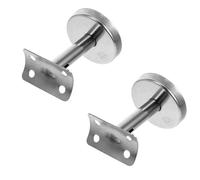 Beaupretty 2 Piezas Soporte Resistente y Moderno Redondo de Acero Inoxidable de Pasamanos Diseño de Montaje en Pared para Escaleras para Pasillos y Escaleras