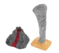 Beaupretty 2 Piezas Volcán y Tornado para Juguetes Educativos de Plástico para Simulación de Enseñanza Casa y Demostraciones Escolares
