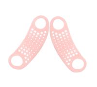Beaupretty 2 Piezas y Reafirmante Dispositivo Para Levantar El Mentón Correa De Ajuste De La Barbilla Accesorio Para El Cuidado De La Piel Entrenador Facial Rosa Gel De Sílice
