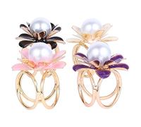 Beaupretty 2 Series Broche De Bufanda Con De Aleación De Zinc Hebilla Premium Para Fijar Y Chal Y Bufanda Colores Aleatorios Accesorio Y Color Aleatorio 4 Piezas X 2