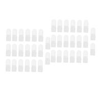 Beaupretty 2 Series Estuche De Uñas Cuidado De Uñas Protector Uñas Soporte De Exhibición De Esmalte De Uñas Ligero Punta De Esmalte De Uñas Cubierta De Barniz De Esmalte De Uñas 20 Piezas*2