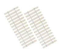 Beaupretty 2 Unidades Valla de Jardín Marrón de Madera para Decoración DIY Pequeña Cerca de Estacas para Miniaturas Terrarios Bonsáis y Casas de Muñecas Adorno Versátil para Micro