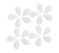 Beaupretty 20 Pares 20 Pares Almohadillas Nasales de Silicona para Gafas de Sol, Almohadillas de Repuesto a Presión 0,5 X 0,3 Pulgadas, Antideslizantes y Cómodas para Reparación y Uso