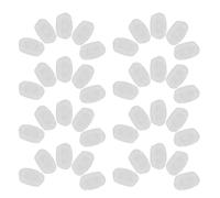 Beaupretty 20 Pares de Almohadillas Nasales de Silicona Suave para Gafas Soporte Nasal Ajustable Tipo Clip Almohadilla Nasal Antideslizante Mate Repuesto Comodidad para Uso Diario