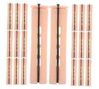 Beaupretty 20 Piezas banda de hierro para rizar el cabello boquilla para el cabello Pestañas de instrumentos Kit de permanentes kit de ondulación rizador de cabello de rodillos eléctricos