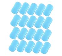 Beaupretty 20 Piezas Cepillo De Pelo De Esponja Esponjas Cerda Soplo Recortadora Pelo Difusor Cepillo De Pelo Mojado Desenredar Cortadoras De Cabello Para Hombres Rizo Blue