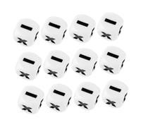 Beaupretty 20 Piezas Dados de Matemáticas Acrílicos Herramientas Educativas para Aprendizaje y Restas Clase Juguetes de Cálculo para Actividades Grupales
