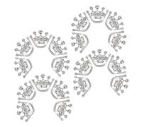 Beaupretty 20 Piezas Elegantes Pins de Tiara con Brillantes para Vestidos Trajes y Accesorios de Fiesta Diseño Único y Cómodo para Ocasiones Formales