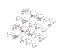 Beaupretty 20 Piezas Joyería para Muñecas Pequeñas y Accesorios Resistentes para Complementos de Bisutería para Vestir Muñecos y Decorar de Muñecas