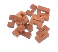 Beaupretty 20 Piezas Miniatura de Construcción para Bloques de Mini Casa DIY Accesorios de Arquitectura para Maquetas y Manualidades