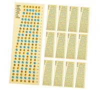 Beaupretty 20 piezas Pegatinas de Escalas para Guitarra Adhesivos de Diapasón para Principiantes Fáciles de Usar y Leer Compatible con Guitarras Clásicas Acústicas y Eléctricas