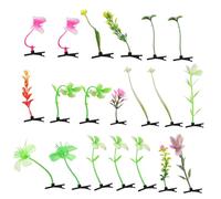 Beaupretty 20 Piezas Pinzas Pelo Brotes de Soja Accesorios Pelo para Festivales Pinzas Divertidas Plantas para Uso en Eventos de Temporada Estilo Aleatorio