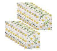 Beaupretty 20 Piezas Servilletas de Papel con Estampado de Pequeñas Flores para Fiesta Decoración de Mesa para Bodas y Showers
