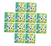 Beaupretty 20 Servilletas De Papel Grueso Diseño De Fútbol Perfectas Para Decorar Tu Mesa En Eventos Deportivos y Festivos