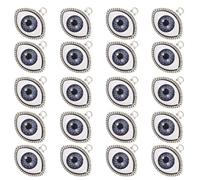 Beaupretty 20 Unidades Colgantes de Aleación para Hacer Joyas DIY Diseño de Mal de Ojo, Material Grueso y Resistente, Ideales para Collares y Pulseras Creativas