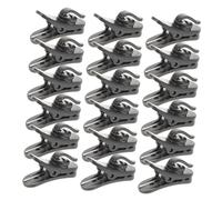 Beaupretty 200 Piezas Clips de Cable para Auriculares Clips de Micrófono Rotativos de Plástico para Soporte para Auriculares y Micrófonos con Instalación Rápida Ángulo