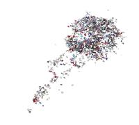 Beaupretty 2000 Piezas 2000 Mini Gemas de Imitación de Acrílico Multicolores para Uñas Parte Trasera Plana, Tamaño Súper Pequeño, Ideales para Arte de Uñas Profesional y Manualidades