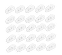 Beaupretty 200piezas Almohadillas de Silicona para Puente Nasal de Gafas Insertos de Almohadillas para Gafas de Sol para Uso Diario
