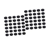 Beaupretty 200piezas Cinturón Regulador De Ajustable Anti-choke Botón Antideslizante Para Hombres Mujeres y Niño Negro