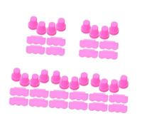 Beaupretty 20juegos De Para Manicura De Estampado Nail Art Con Raspadores Accesorios Para Uñas