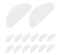 Beaupretty 20pares Almohadillas Nasales Silicona Autoadhesivas para Gafas Sol Fundas Protectoras Gafas Transparente Antideslizante Uso Diario Actividades al Aire