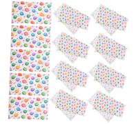 Beaupretty 20piezas Servilletas de Pascua Coloridas con Estampados de Conejo y Flor para Decorar la Mesa Fiestas Infantiles y Celebraciones Festivas