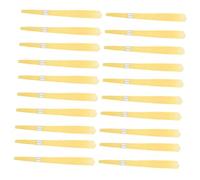 Beaupretty 20piezas Vela de Oído de Trompeta Herramientas de Eliminación de Cerumen Color Amarillo Material Cera Natural para Uso Doméstico Spa Limpiar Oídos