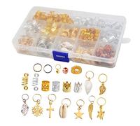 Beaupretty 238Piezas Anillos para Accesorios para Fáciles de Instalar y Quitar para Peinados de Moda