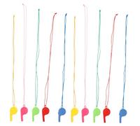 Beaupretty 24 piezas Silbatos Deportivos Coloridos para Juguetes de Silbato para Animación y Árbitro Sonido Fuerte para Actividades al Aire Color Aleatorio Color Aleatorio