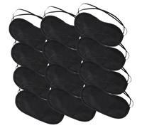 Beaupretty 24piezas Máscaras Ojos Para Dormir Antifaz Relleno De Esponja y Bandas Elásticas Dobles Para Bloqueo De Luz y Viajes