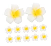 Beaupretty 25piezas Clips Decorativos De Flor Plumeria Para Mujer Accesorios De Playa Coloridos y Bonitos Para Peinados Fiestas y Uso Diario