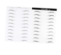 Beaupretty 2hojas Pegatinas De Cejas Impermeables Simuladas De Pelo De Cejas Para Mujeres Fáciles De Aplicar y