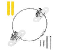 Beaupretty 2juegos Anclajes para Muebles Anticaída de Seguridad para Tocador y Estanterías Kit de Correas de Pared para Muebles Prueba de Bebés de Fijación