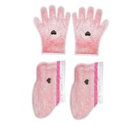 Beaupretty 2pares Guantes y Fundas De Cera De Para y Pies Hidratante y De Cuidado Profesional Para Exfoliación y Relajación