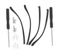 Beaupretty 2pares Kit De Reparación Para Gafas Con Patillas Tornillos y Destornilladores Almohadillas Nasales y Puntas De Templo De Accesorios Para Anteojos y Gafas De Sol