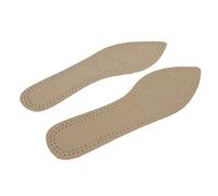 Beaupretty 2pares of Anti-sweat Cow Leather Insoles for Comfortable Pointed Shoes Breathable and Detachable Design