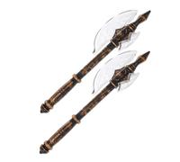 Beaupretty 2pcs Halloween Stage AX Props Modelos De Simulada Modelos De De Cosplay Axe Falso Axe para Eventos Temáticos Partidos De Halloween Decoraciones (Color Aleatorio)