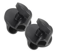 Beaupretty 2piezas Abrazaderas Para Micrófono Metálicas y Plásticas Giratorias Ajustables Para Brazo Boom Soporte De Escritorio Montaje Para Accesorios Microclips