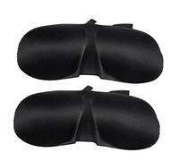 Beaupretty 2piezas Antifaces Para Dormir Para Ojos Poliéster Resistente Diseño Bloquea Luz