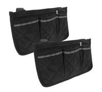 Beaupretty 2piezas Bolsa De Almacenamiento Lateral Para Bolsa Organizadora Para Reposabrazos Con Tira Reflectante Para Viajes y Uso Diario