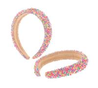 Beaupretty 2piezas Bonita y Elegante para Mujer Diademas Anchas Antideslizantes Cuidado Piel Bandas de Cabello Spa y Uso Diario