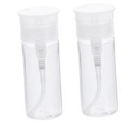 Beaupretty 2piezas Botella De Comunicado De Prensa Para Maquillaje Botella Sub Concisa De Almacenamiento Para Exteriores De Viaje Para Purificadora De Agua