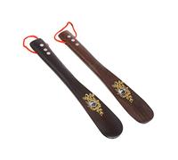 Beaupretty 2piezas Calzador De Sándalo Madera Práctica Alzazapatos Para Zapatos Calzador De Sándalo Para Zapatillas
