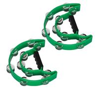 Beaupretty 2piezas Campanilla de Plástico para Instrumento Musical Pandereta de Percusión Que Hace Ruido para Iglesia Cristiana y Jardín de Infancia Color Vibrante